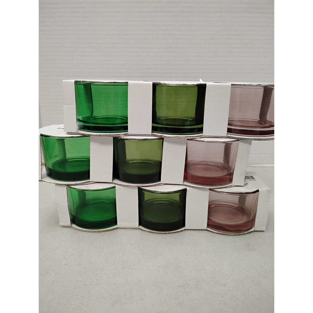 IKEA KLARHET Glass Votive Candle Holder Set Of 3 X3 Boxes Sealed 9 Total NIP - Picture 7 of 8